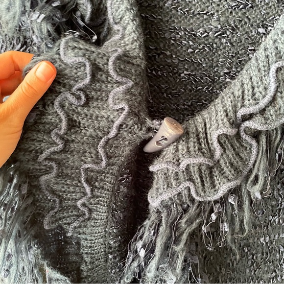 SOLD——Pretty Angel | Y2k Long Knit Cardigan Sweater | Wool, Acrylic, Cashmere - Picture 6 of 10